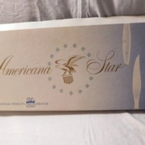 Vintage Regent Sheffield Americana Star Cutlery Carving Set - Picture 1 of 8
